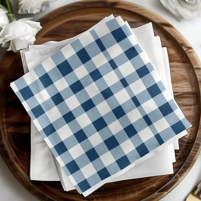 Navy Buffalo Check Seamless Pattern, Spring Gingham Digital Paper, Commercial Use, Wide Stripe Seamless Pattern, Checkered High Resolution