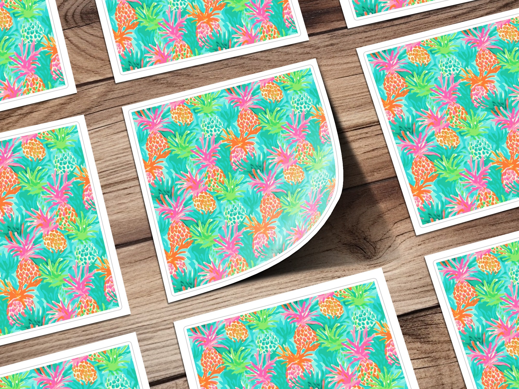 Neon Summery Bright Orange Preppy Beachy Seamless Pattern