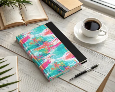 Neon Summery Preppy Beachy Seamless Pattern Digital