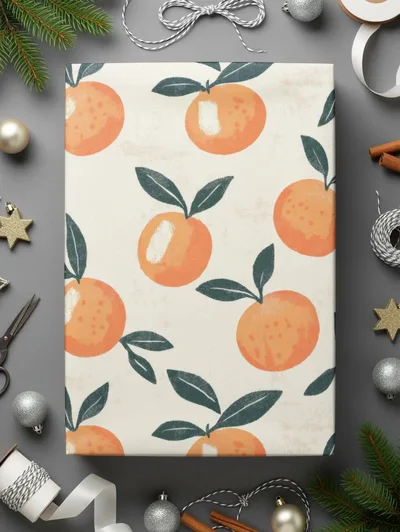 Orange Seamless Pattern Digital, Fruit Repeat Design, Citrus Background, Surface Pattern Design, JPEG Files, Digital Download