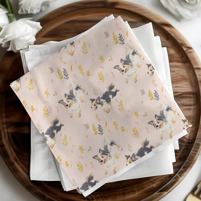 Seamless Australian Shepherd Background Digital Paper