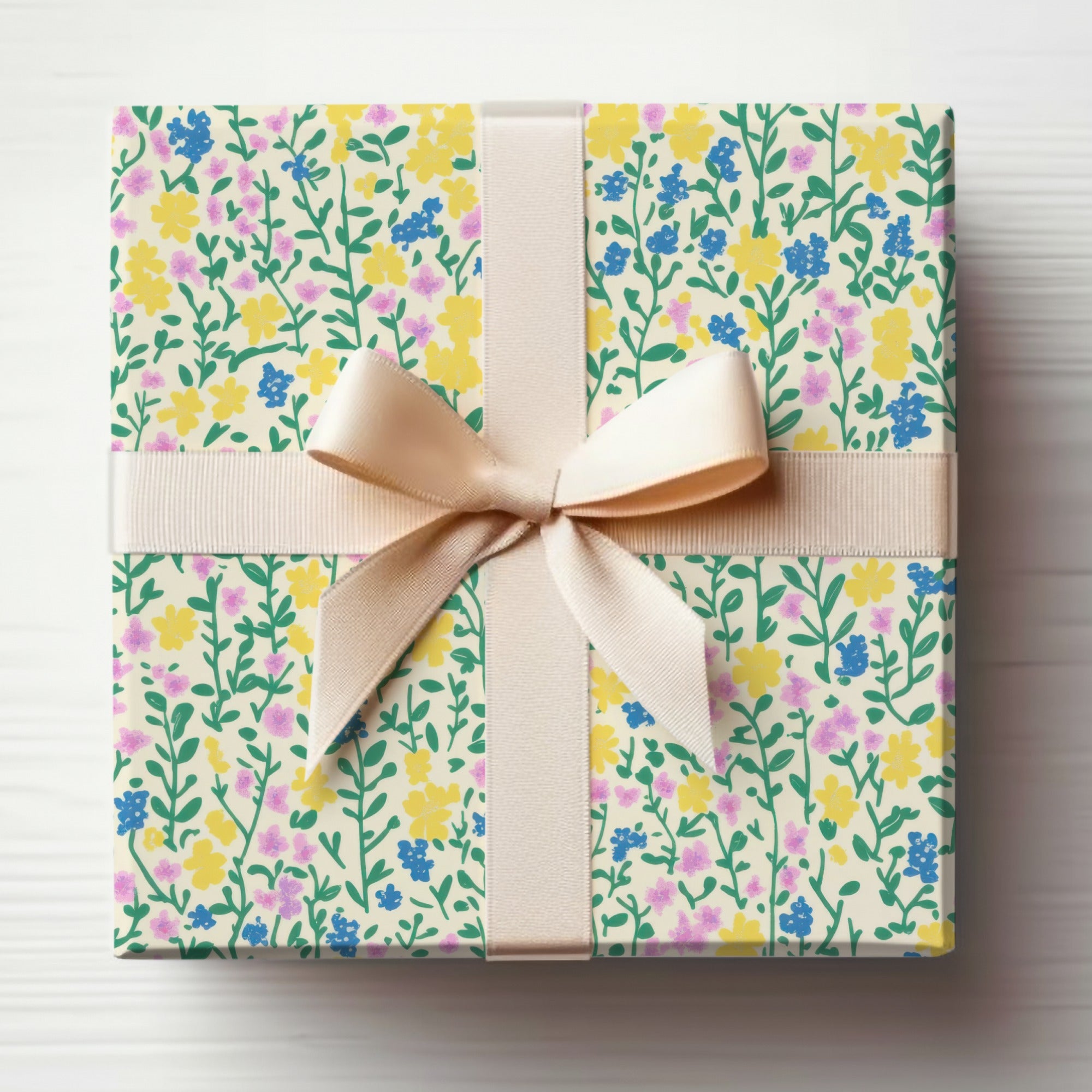 Pastel Ditsy Floral Seamless Summery Flower Pattern Digital
