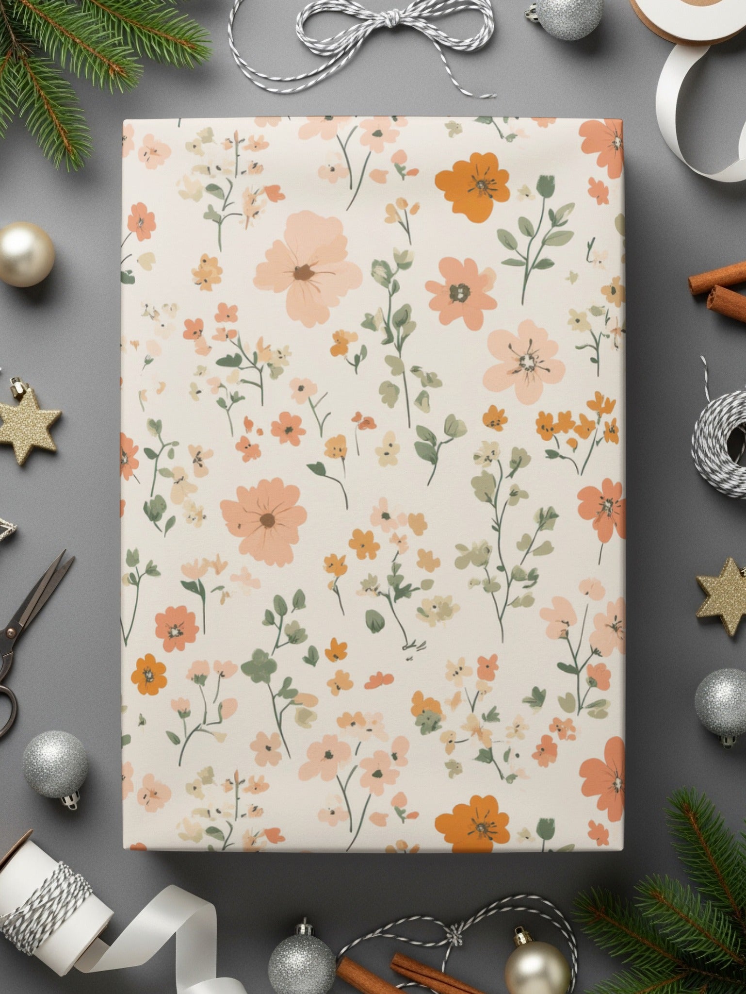 Pastel Ditsy Flower Background Spring Pastel Patterns Digital