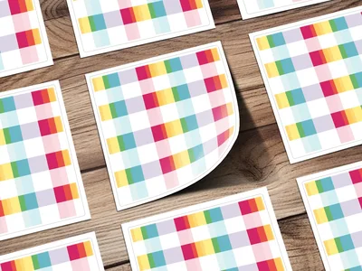 Pastel Plaid Digital Paper, Spring Gingham Seamless Pattern, Colorful Buffalo Check Seamless, Commercial Use, Checkered Background PNG