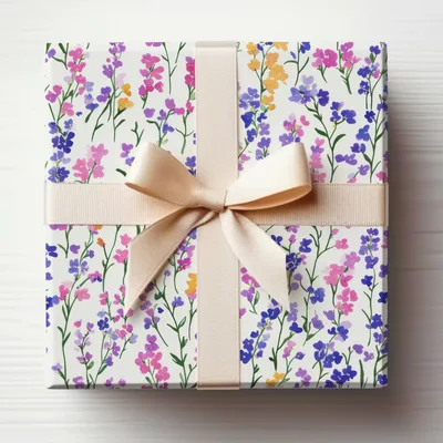 Pastel Spring Floral Pattern Ditsy Floral Seamless Pattern