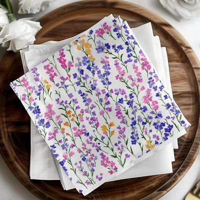 Pastel Spring Floral Pattern Ditsy Floral Seamless Pattern
