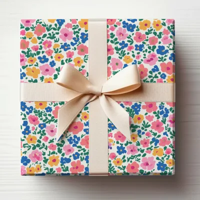 Pastel Spring Floral Pattern Tiny Seamless Ditsy Flower Background
