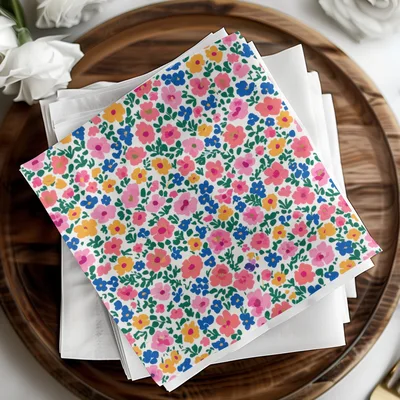 Pastel Spring Floral Pattern Tiny Seamless Ditsy Flower Background