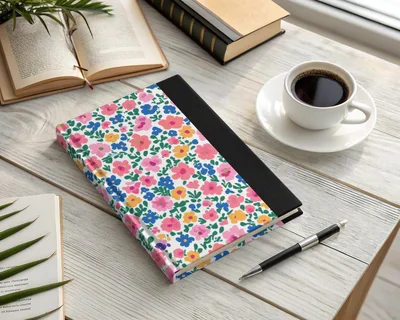 Pastel Spring Floral Pattern Tiny Seamless Ditsy Flower Background