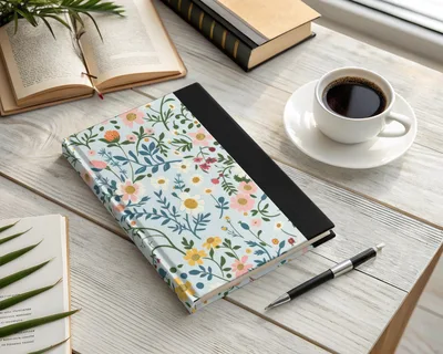 Pastel Spring Wildflowers Pattern Seamless Allover Pattern