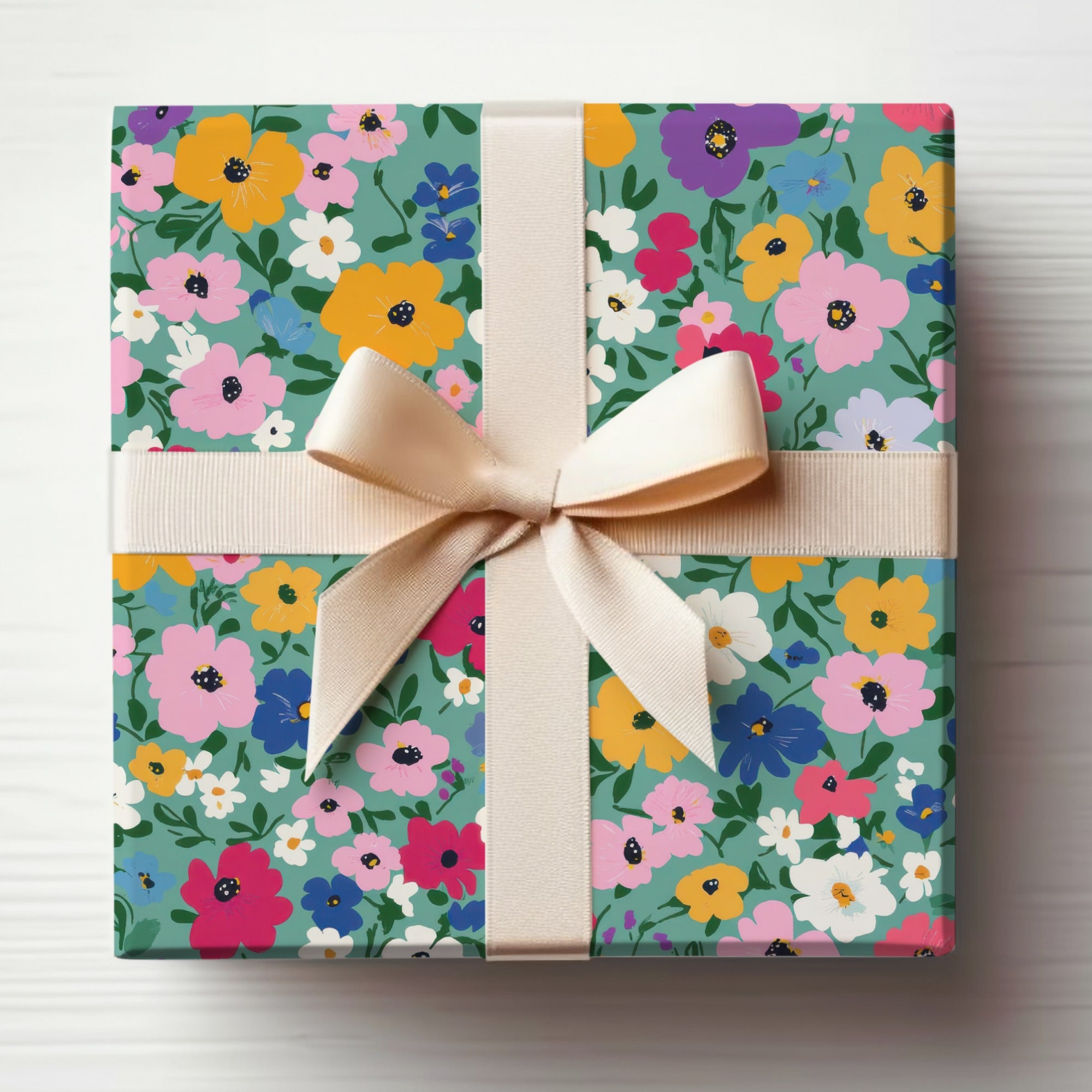 Pastel Summery Floral Pattern Tiny Seamless Ditsy Flower Background
