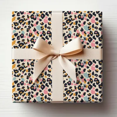 Pastel Wild Leopard Spots Seamless Animal Print Digital