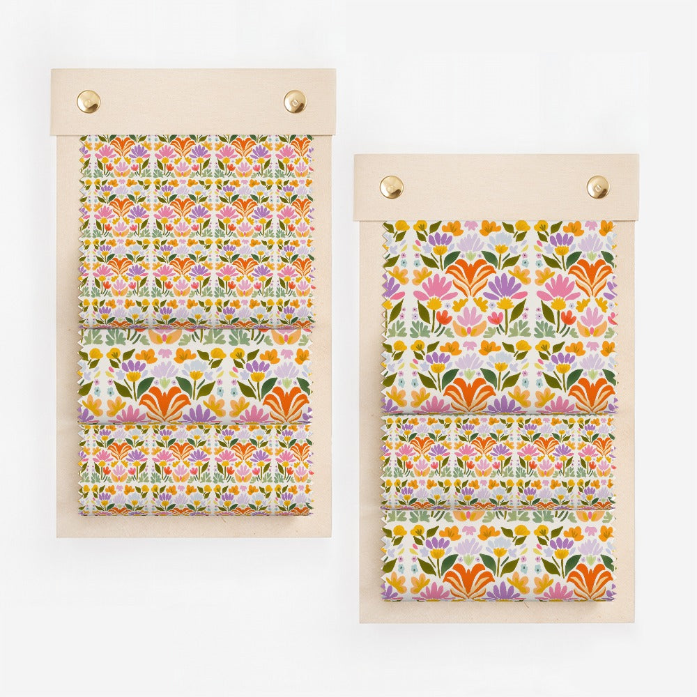 Patchwork Seamless Floral Pattern Digital, Folk Art Flowers Tile Repeat, Whimsical Botanical Print, Pastel Garden Surface Design