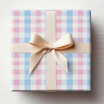 Pink Blue White Spring Plaid Pattern for Backgrounds Digital