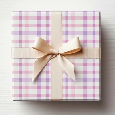 Pink Lavender Easter Plaid Seamless Plaid Digital