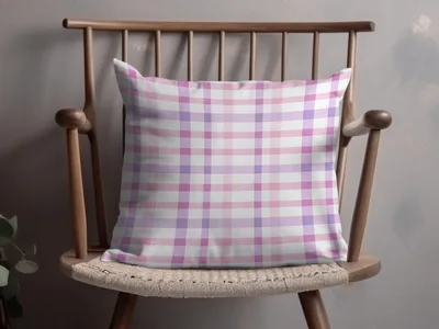 Pink Lavender Easter Plaid Seamless Plaid Digital