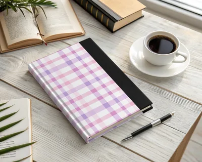 Pink Lavender Easter Plaid Seamless Plaid Digital