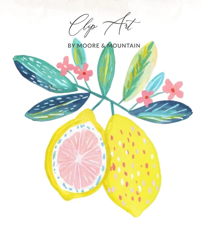 Pink Lemon SVG T-Shirt Digital Design | Whimsical Citrus Fruit Graphic PNG | Summer Refreshment Shirt File | Cottagecore Boho Nature Art SVG