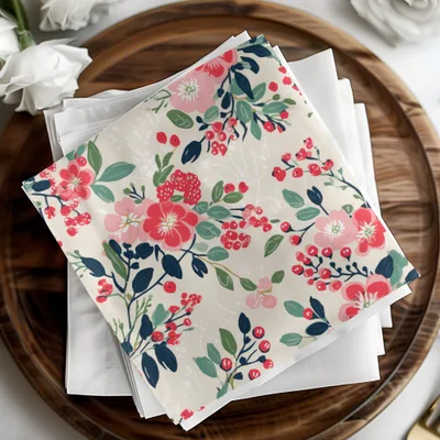Preppy Christmas Seamless Maximalist Christmas Pattern