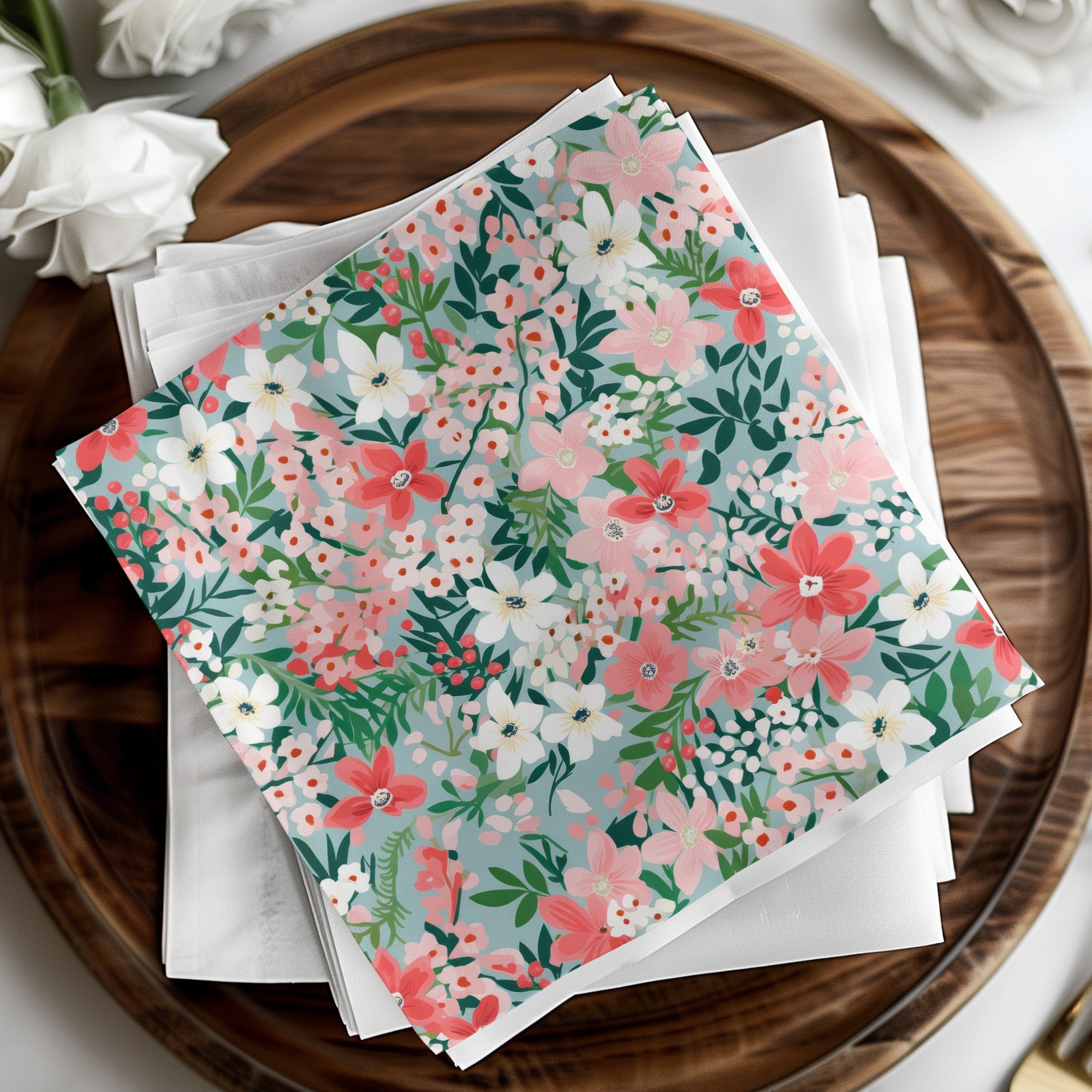 Preppy Christmas Seamless Pattern for Commercial Use Pastel Digital