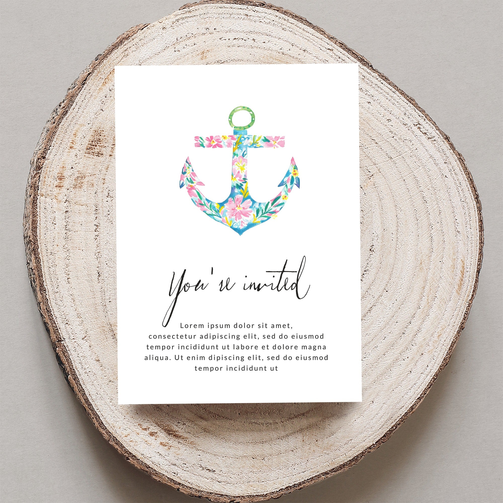Preppy Floral Anchor PNG SVG Sublimation File, Preppy Clip Art Digital Nautical Coastal Summer Design, Instant Download Digital Product