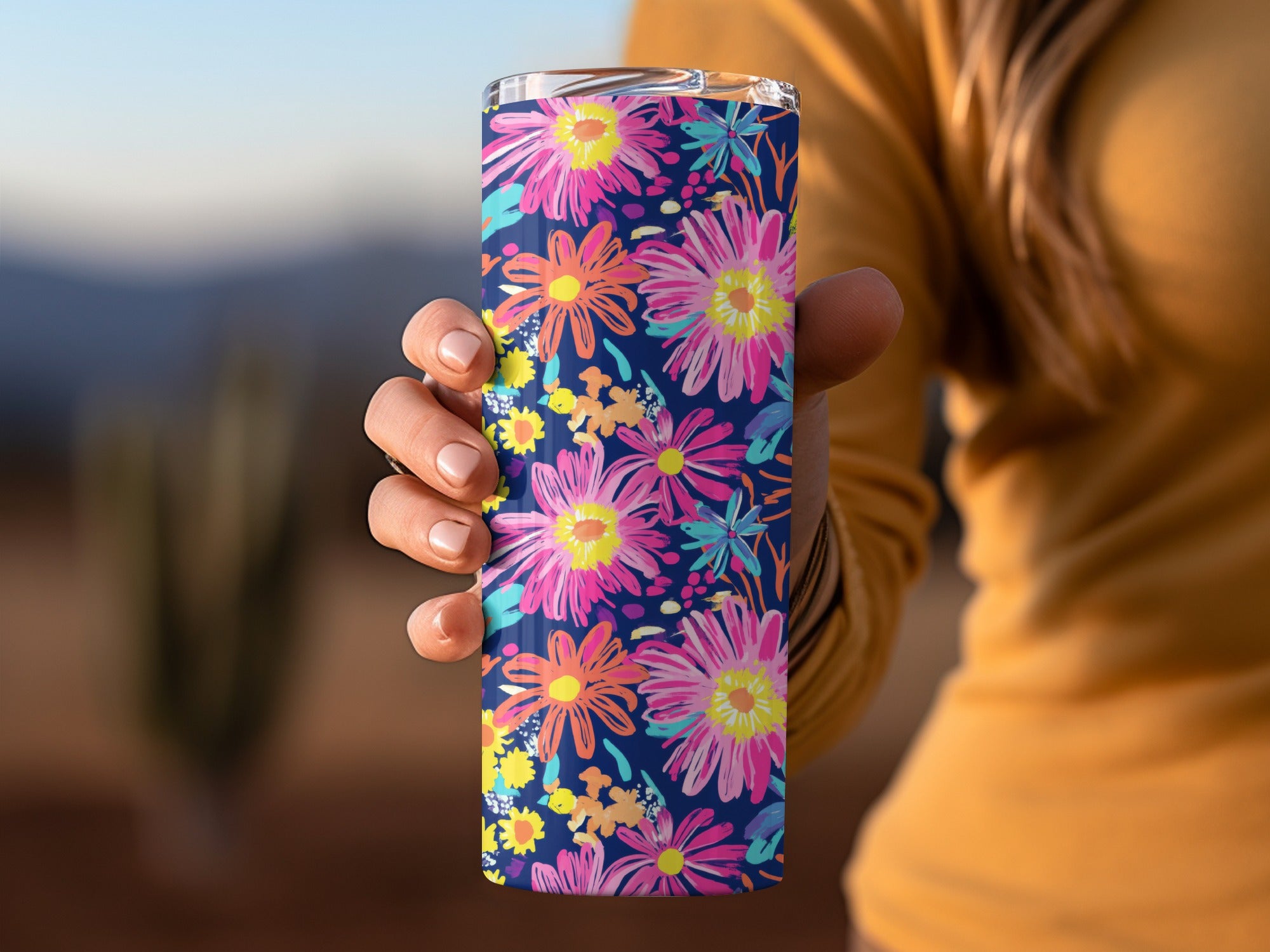 Preppy Gerbera Daisy Pink Neon Floral Background Fireworks Flowers Seamless Pattern