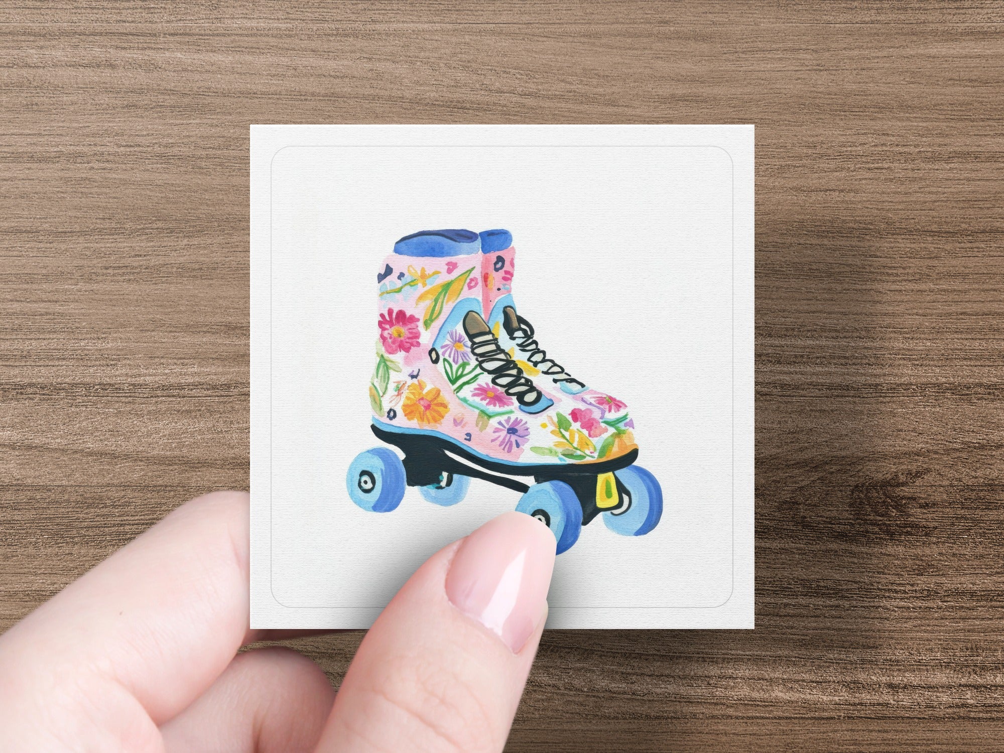 Preppy Roller Skate PNG, Trendy Girly Design, Y2K Aesthetic, Pastel Summer Art, Printable Sticker File, Cricut SVG Download SVG