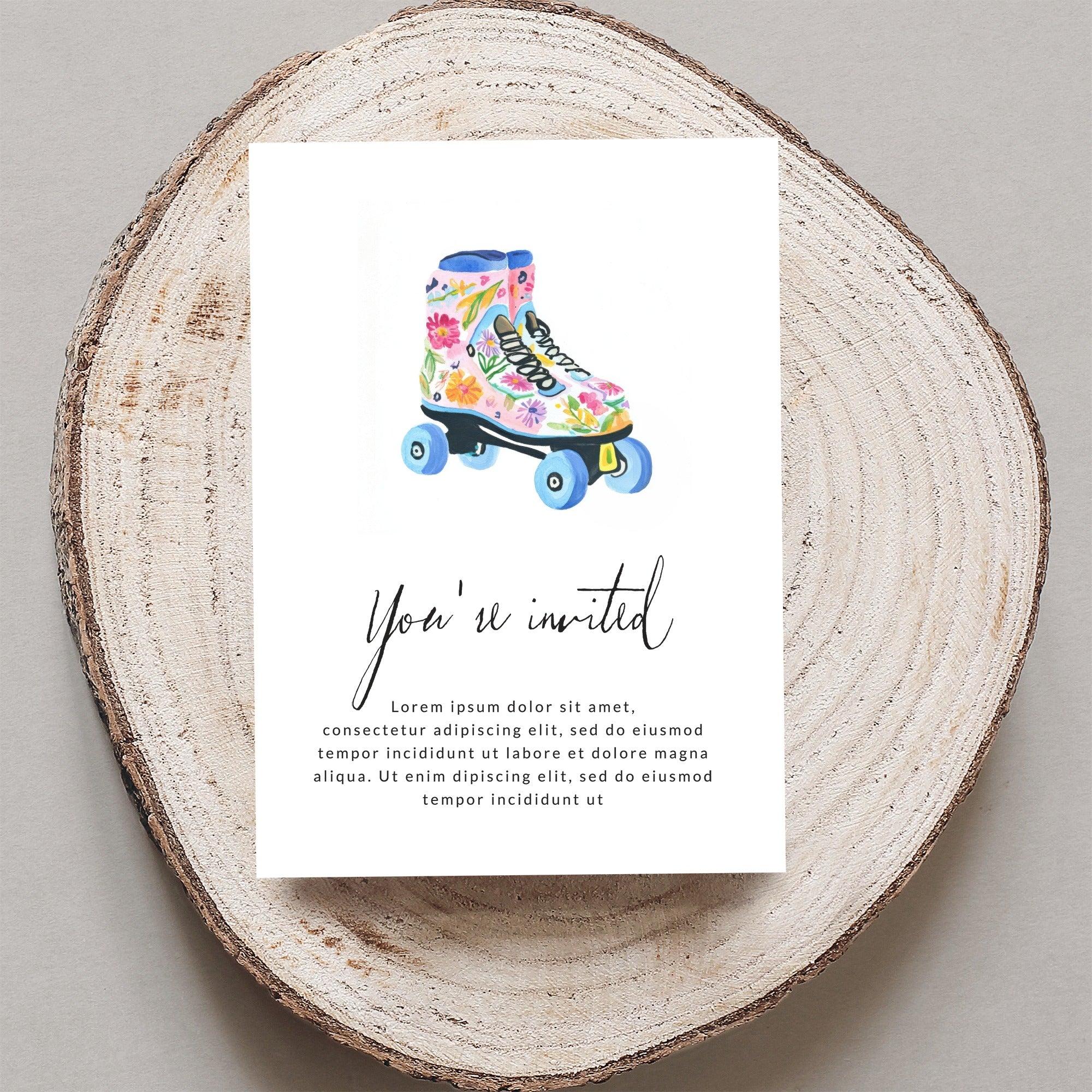 Preppy Roller Skate PNG, Trendy Girly Design, Y2K Aesthetic, Pastel Summer Art, Printable Sticker File, Cricut SVG Download SVG