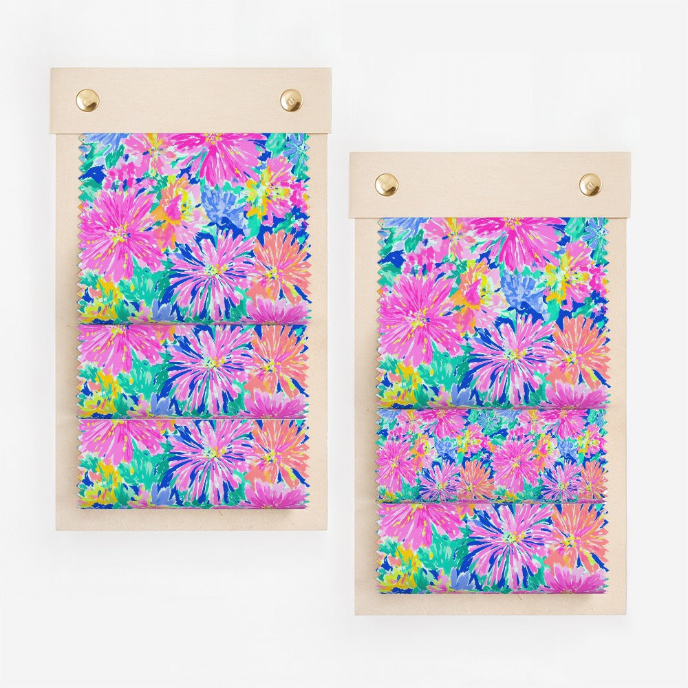 Preppy Seamless Pattern JPEG, Vibrant Floral Digital Paper, Bright Tropical Flowers Print, Summer Resort Digital Design