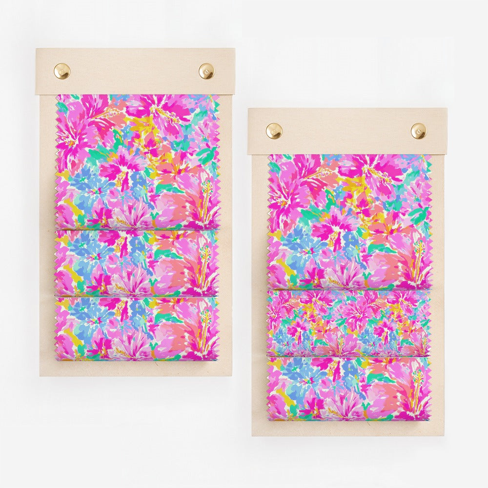 Preppy Seamless Pattern, Tropical Floral Hibiscus Digital Paper JPEG, Vibrant Pink Summer Print, Lilly Style Graphic Design File