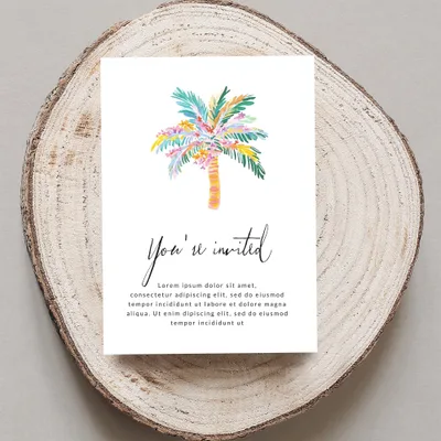 Preppy Tropical Palm Tree Digital Art, Pastel Summer Design, Trendy Girly Graphic, Printable Sticker Png, Sublimation Design File, Cricut SVG