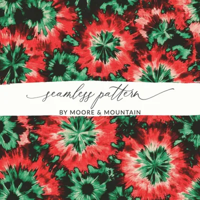 Red Green Tie Dye, Digital Paper, Seamless Pattern, Trendy Designs, Modern Art, Repeat Pattern, Fabric Design, Digital Download