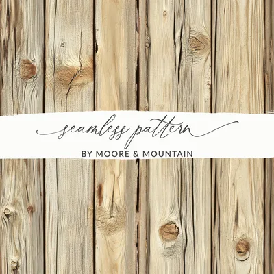 Rustic Wood Plank Seamless Pattern High Resolution Digital