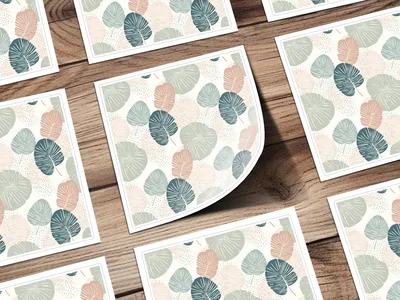Sage Green Boho Abstract Seamless Art Deco Pattern Digital