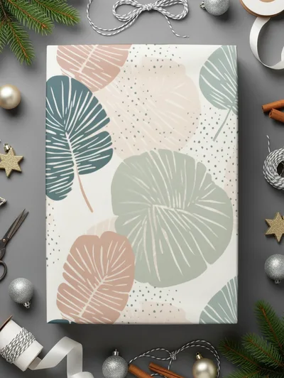 Sage Green Boho Abstract Seamless Art Deco Pattern Digital
