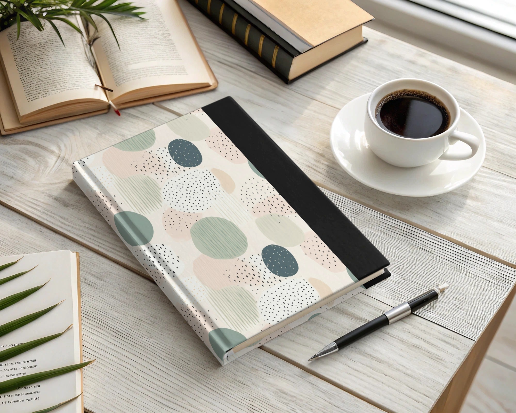 Sage Green Boho Abstract Seamless Minimalist Boho Digital