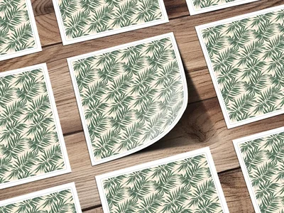 Sage Green Boho Abstract Seamless Modern Boho Background