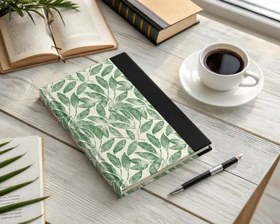 Sage Green Botanical Repeat Soft Green Leafy Design