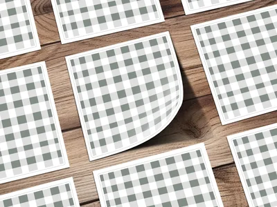 Sage Green Buffalo Check Seamless Pattern, Commercial Use Digital Paper, Plaid Background, Gingham for Sublimation, Checkered Fabric