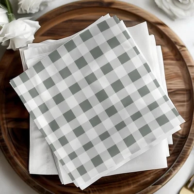 Sage Green Buffalo Check Seamless Pattern, Commercial Use Digital Paper, Plaid Background, Gingham for Sublimation, Checkered Fabric
