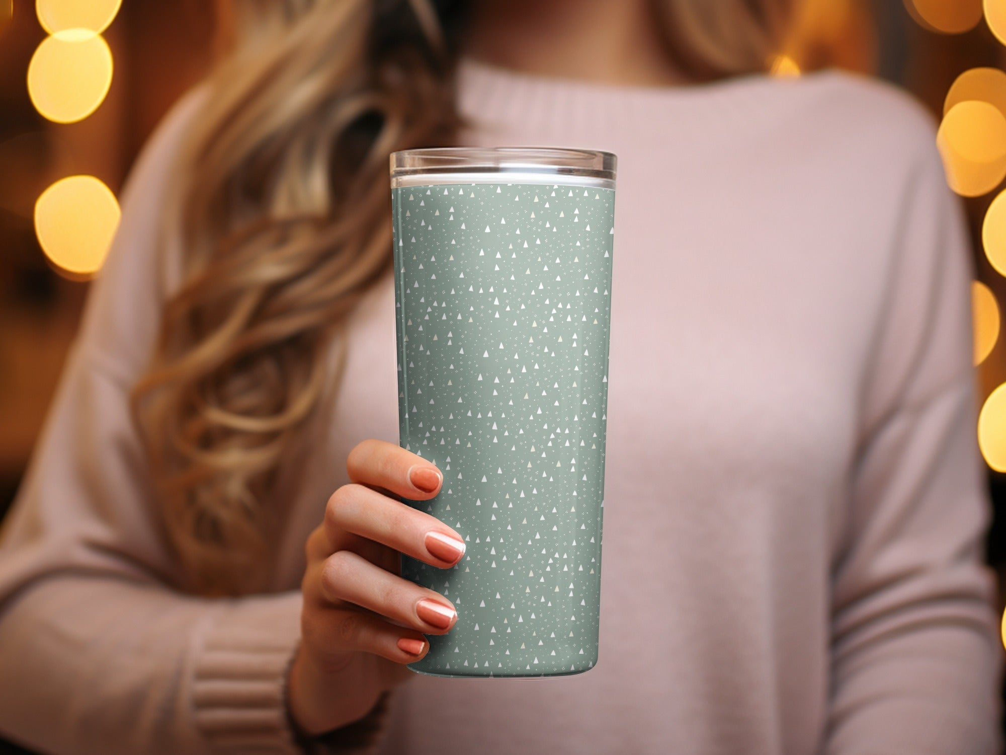 Sage Green Minimalist Boho Pattern Seamless Bohemian Simple