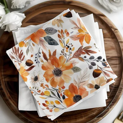Seamless Autumn, Wildflower Field, Rust Colored, Surface Pattern Design, Fall Sublimation Design, For Commercial Use, Allover Pattern