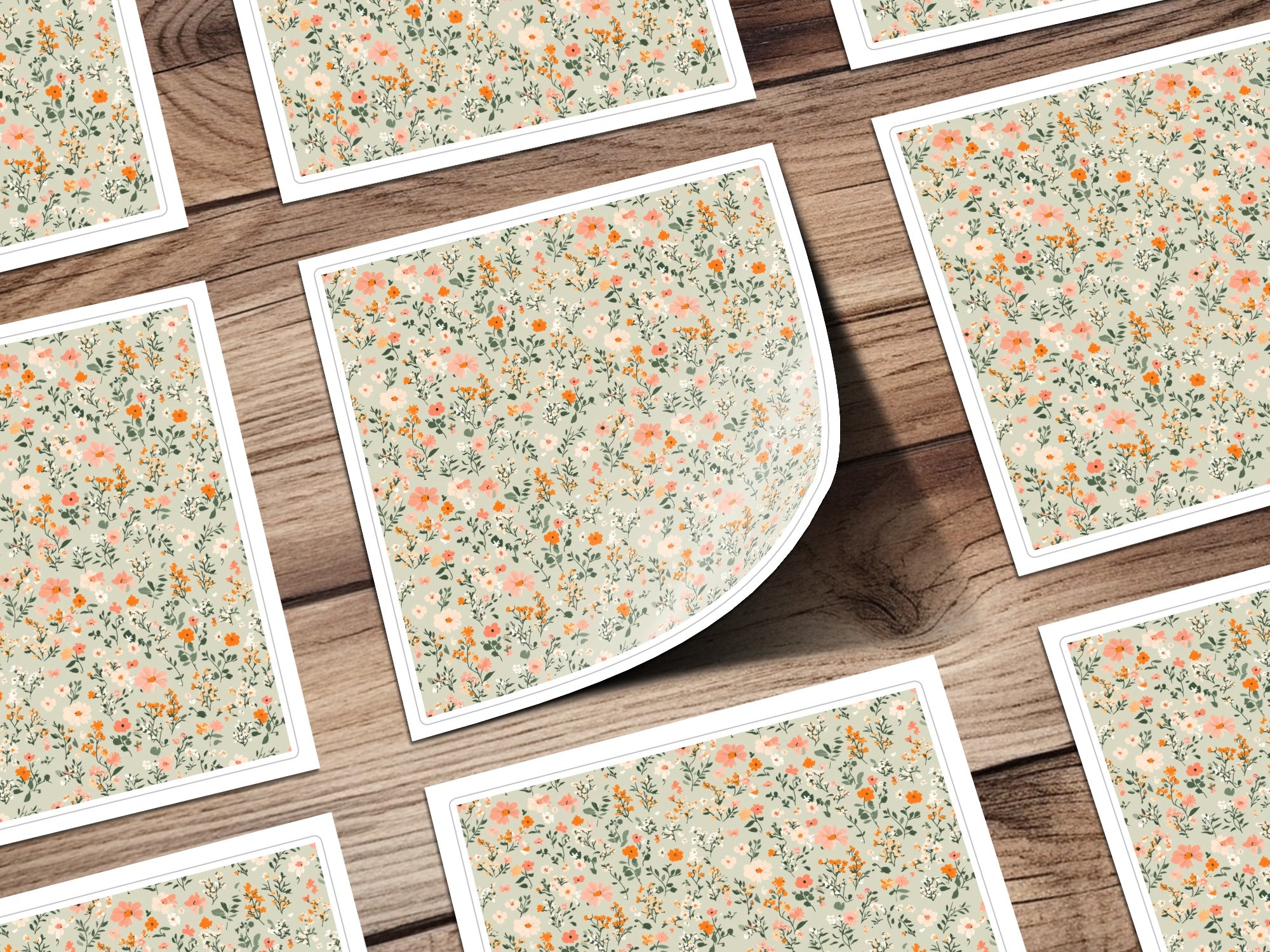 Seamless Blush Pink Flower Background Digital