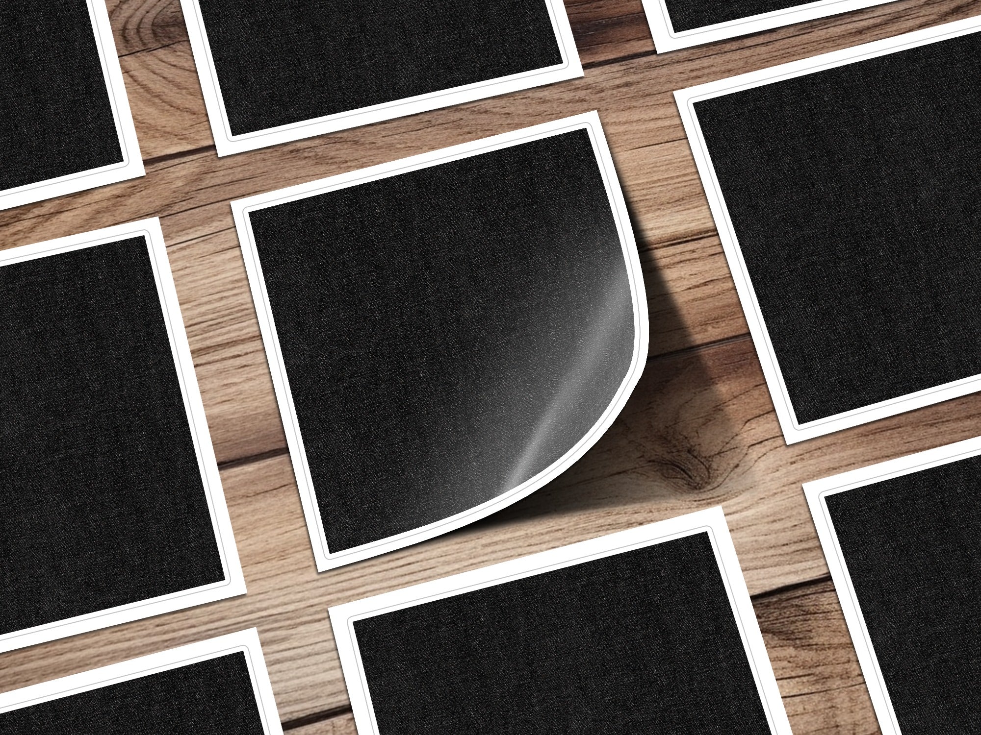 Seamless Denim Black Fabric Pattern Digital