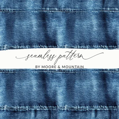 Seamless Denim Detailed Pattern Digital