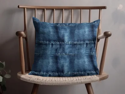 Seamless Denim Detailed Pattern Digital