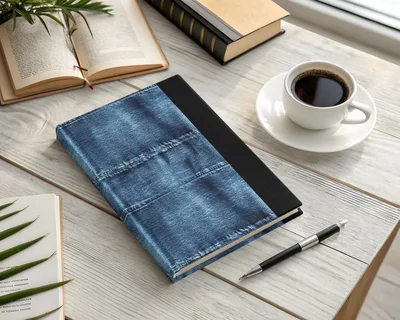 Seamless Denim Detailed Pattern Digital