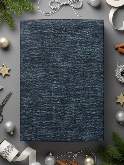 Seamless Denim Pattern Authentic Blue Jeans Texture JPEG