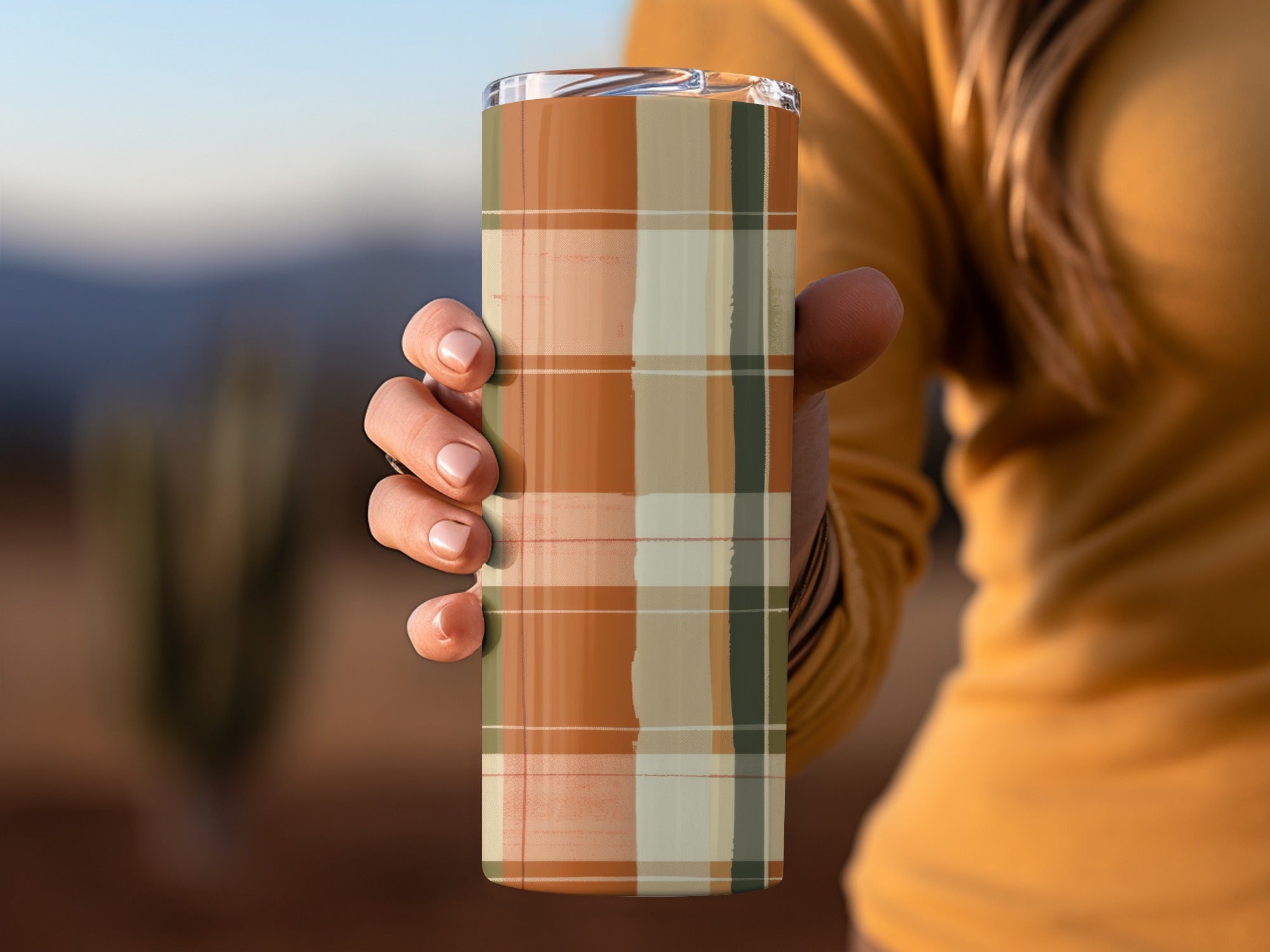 Seamless Fall Buffalo Check Pattern, Autumn Plaid Digital, Digital Paper, Tumblers, Fabric, Wrapping Paper