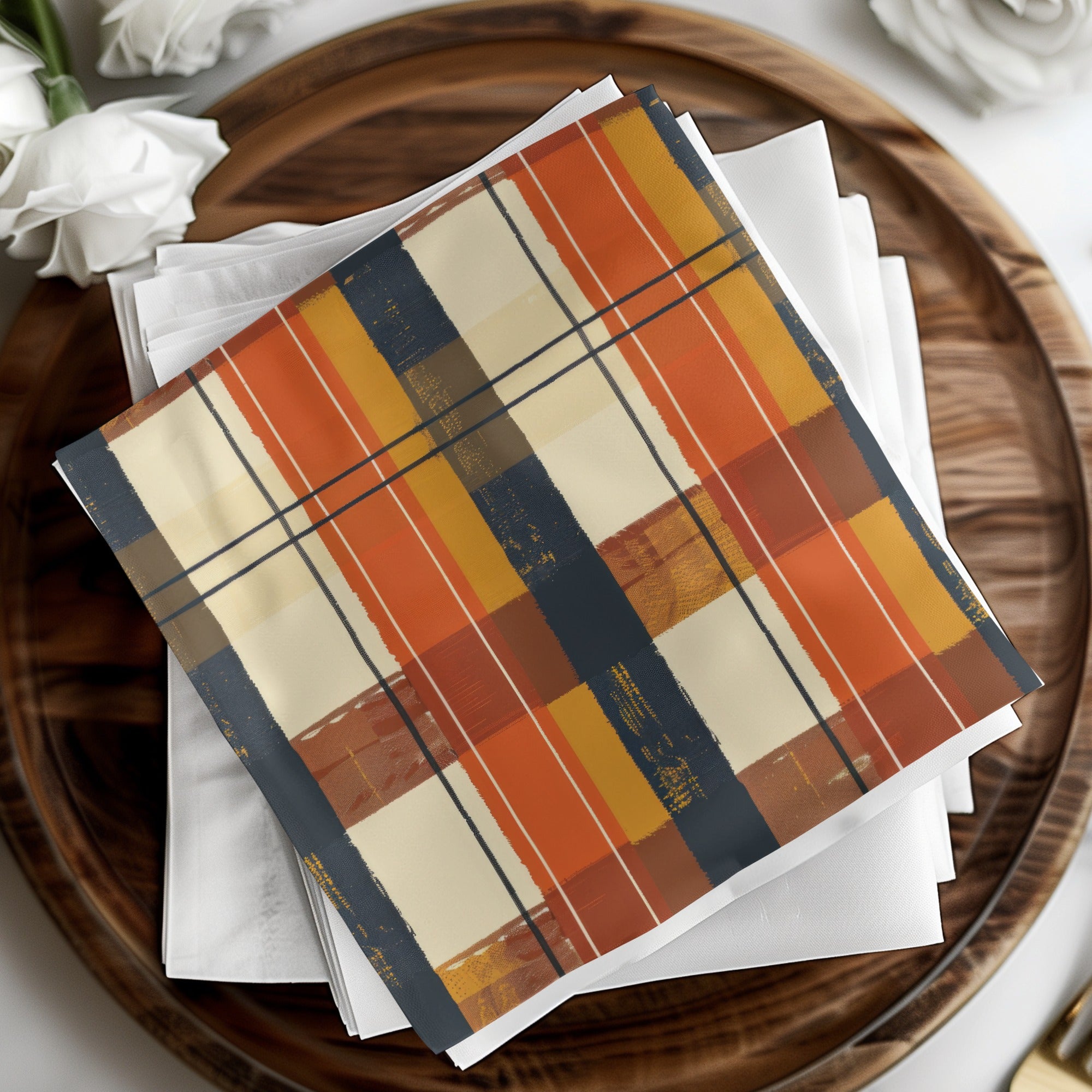 Seamless Fall Buffalo Check Pattern, Autumn Plaid Digital Download, Plaid Design for Tumblers, Fabric Printing, Phone Cases